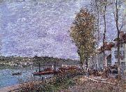 Alfred Sisley Overcast Day at Saint-Mammes oil